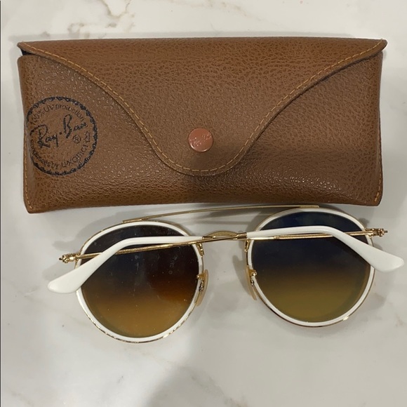 Ray Ban Round Double Bridge Sunglasses - Picture 2 of 2